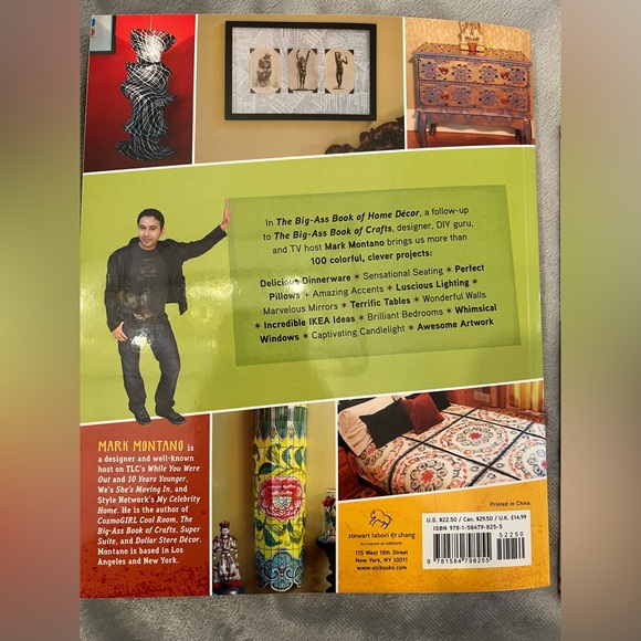 DIY art at home book with templates the big ass book of home decor project lot - Picture 7 of 7